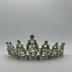 Elegant Adult size Silver Princess Tiara